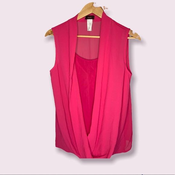 Pink Swoop Neck Blouse - Picture 4 of 4